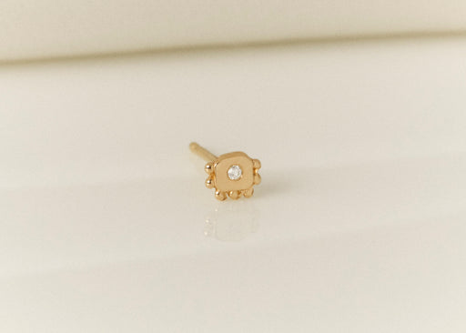 Old World Stud - 14k Gold