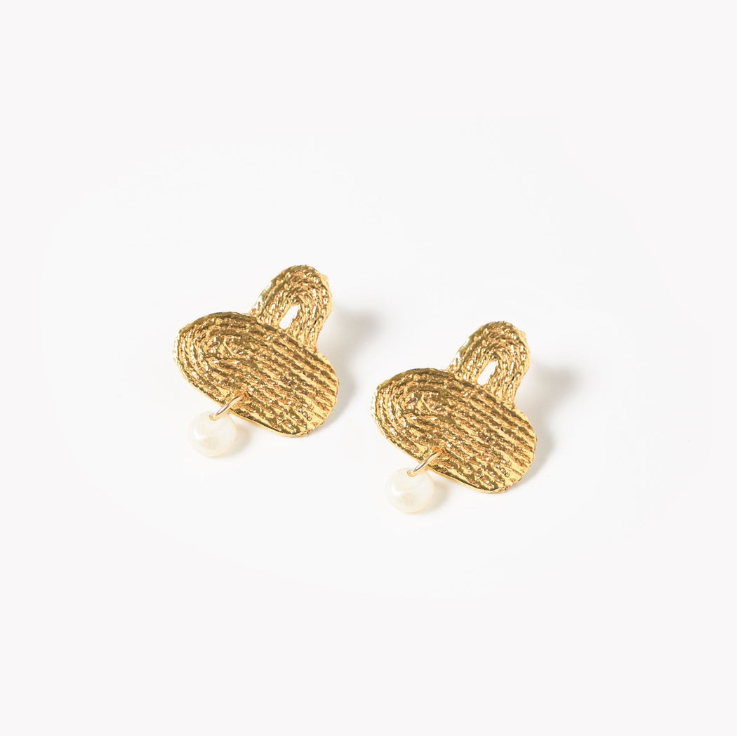 Plateau Pearl Drop Earrings
