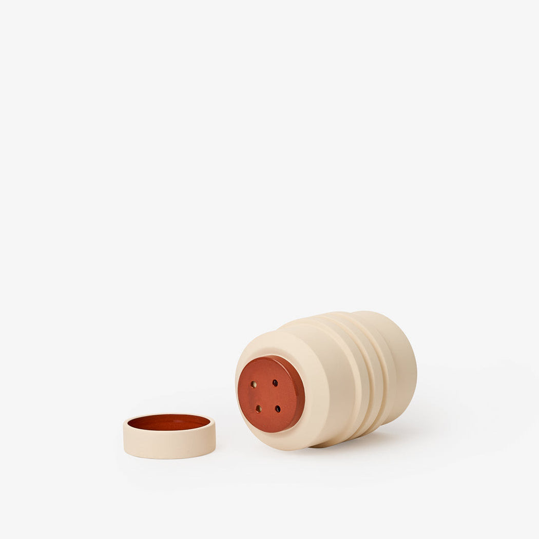 Strata Planter in Cream