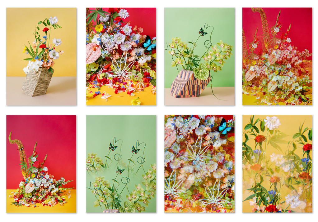 Flower Pot Postcard Print Set