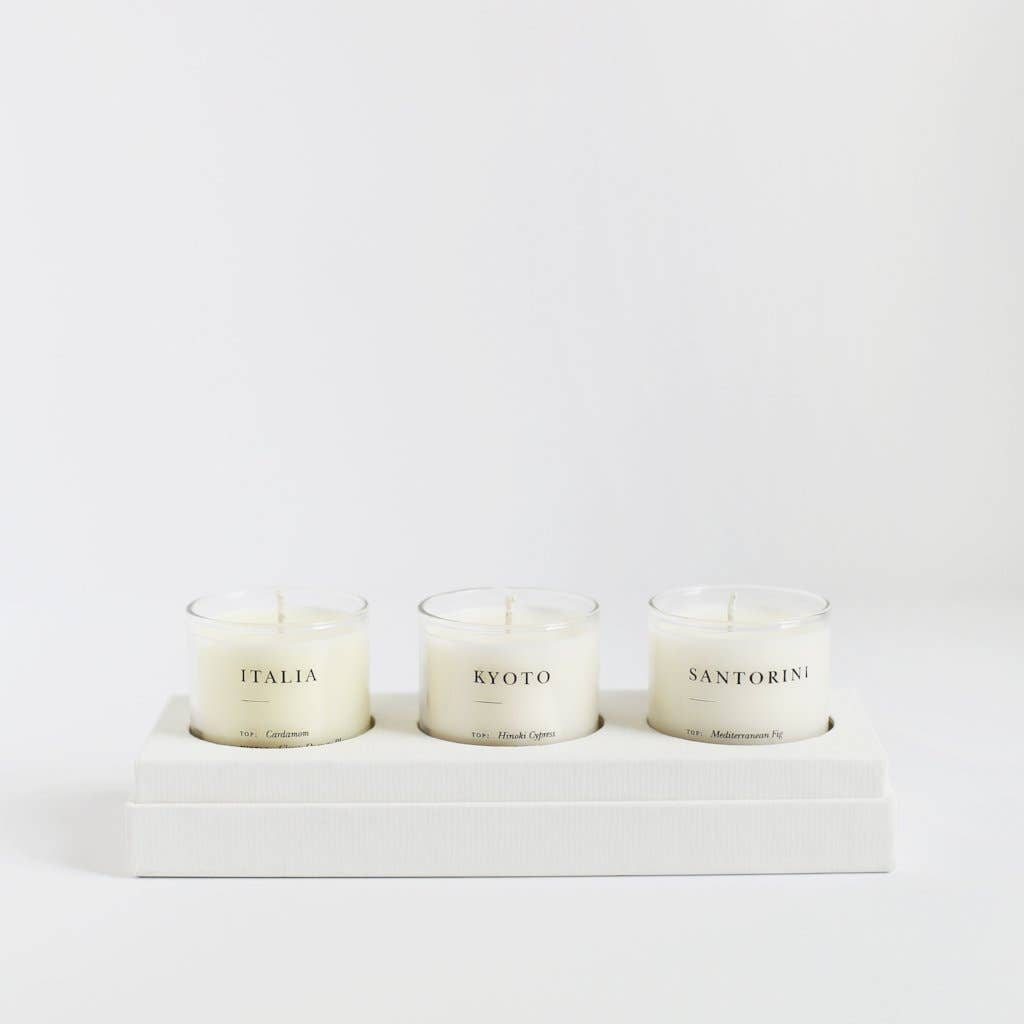 Earthy + Warm Escapist Votive Set