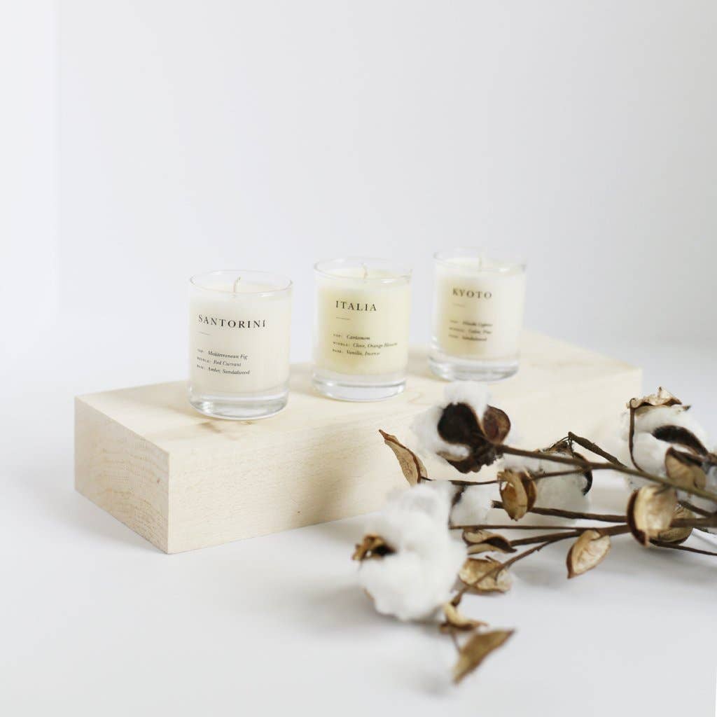 Earthy + Warm Escapist Votive Set