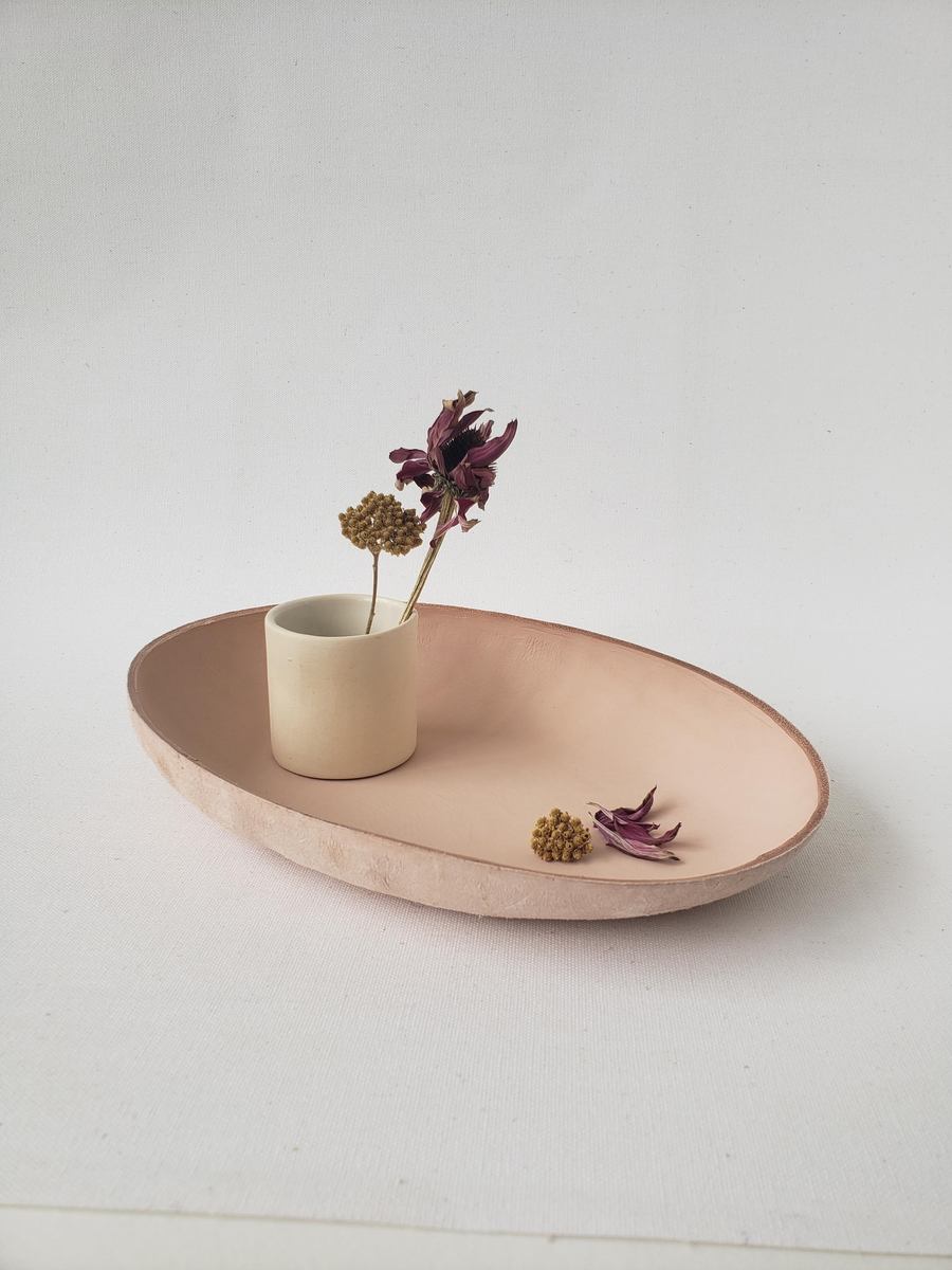 Leather Ampersand Bowl