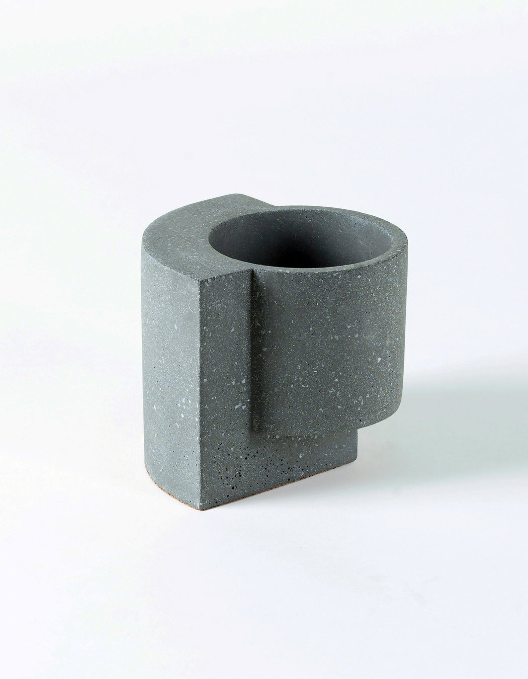 Small Platform Planter in Graphite
