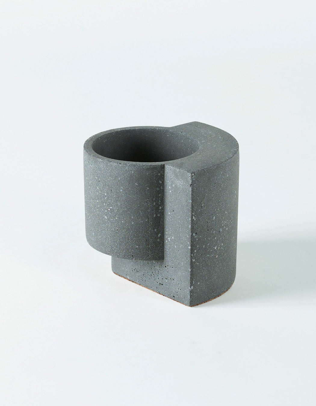 Small Platform Planter in Graphite