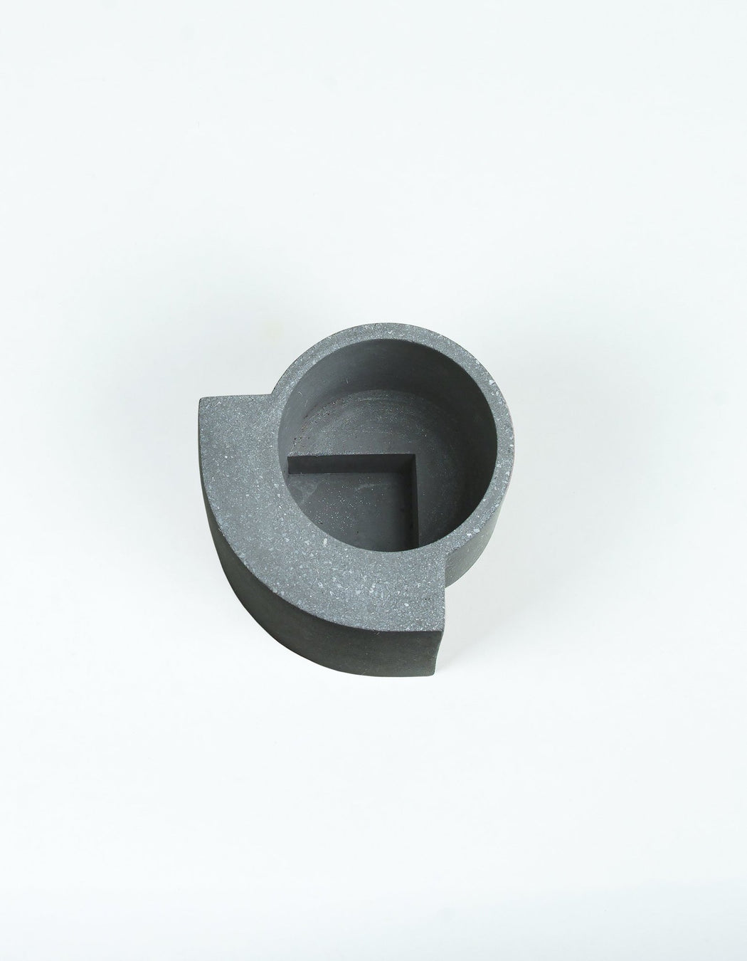 Small Platform Planter in Graphite