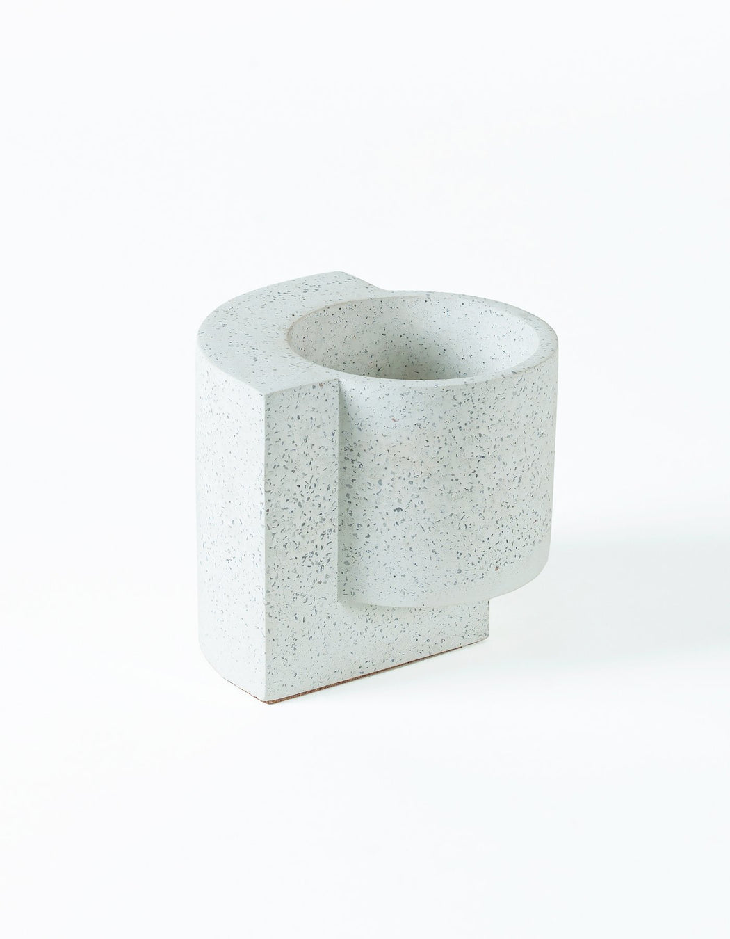 Small Platform Planter in White