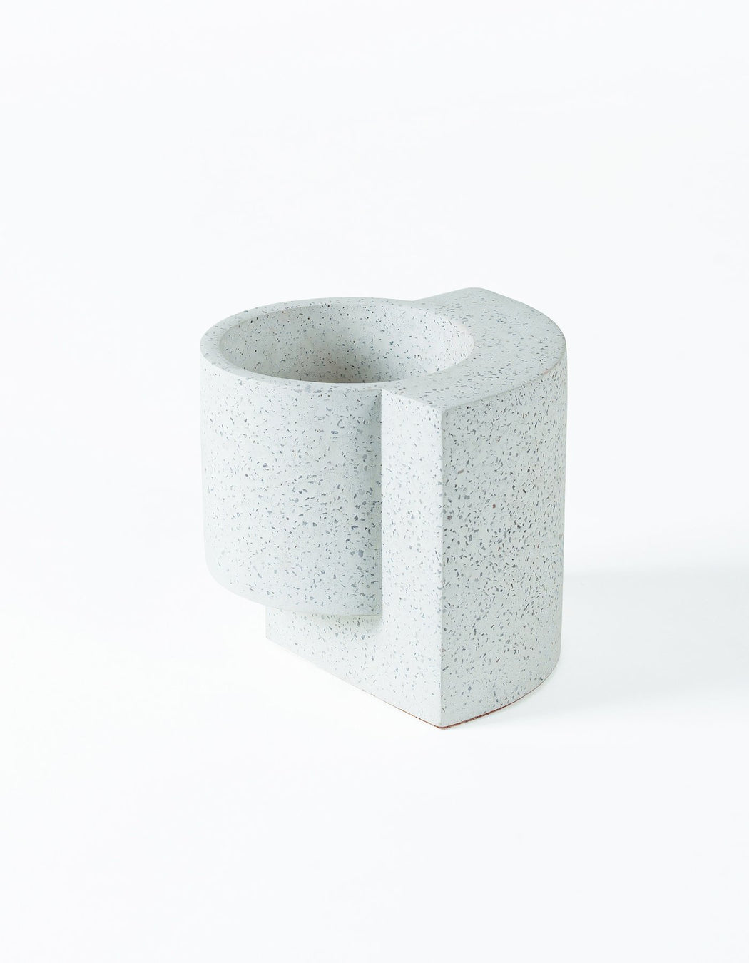 Small Platform Planter in White