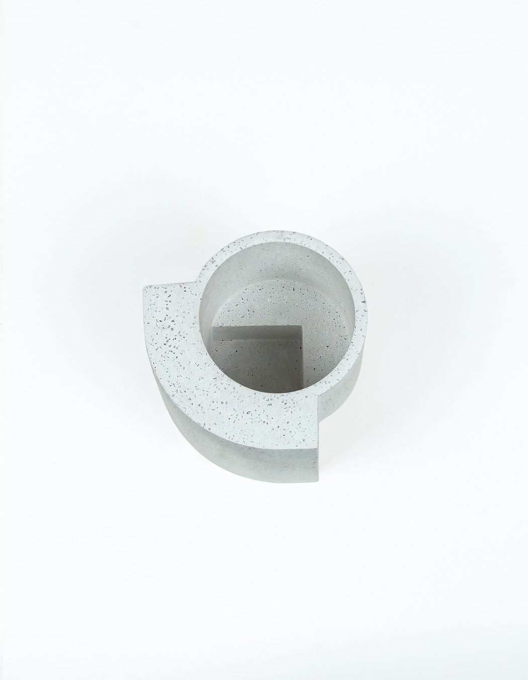 Small Platform Planter in White