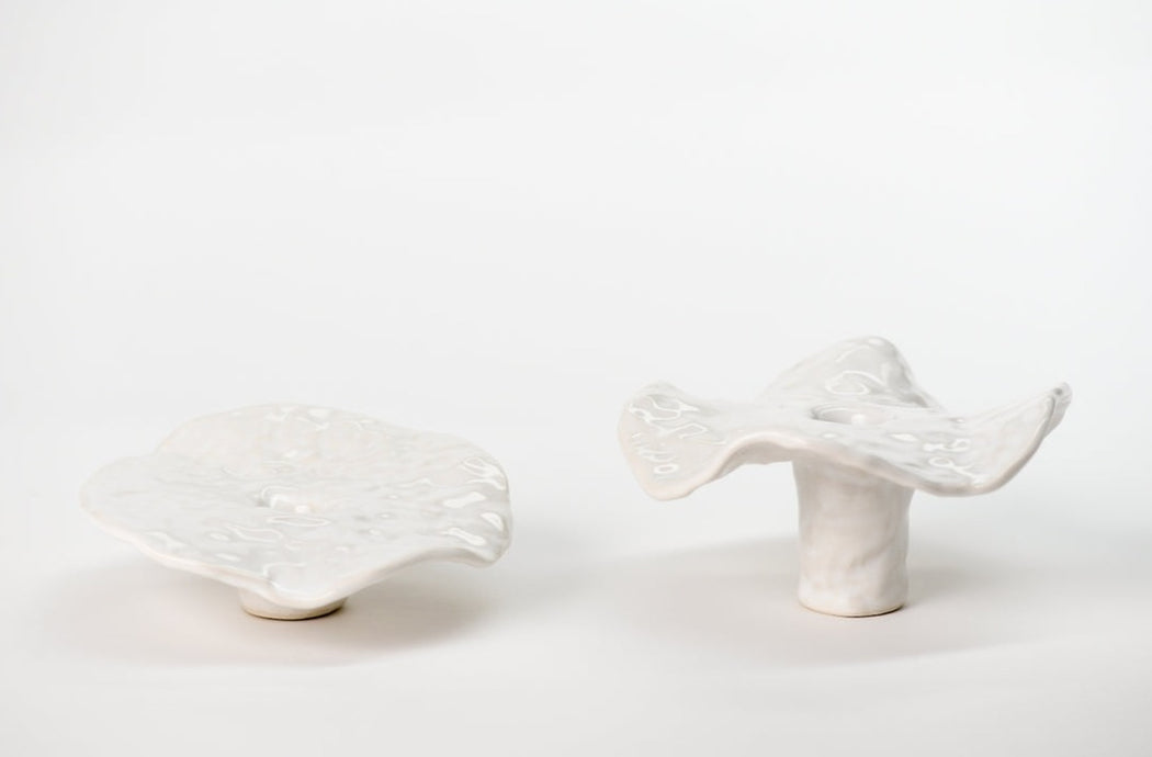 Organic Candlestick Holders