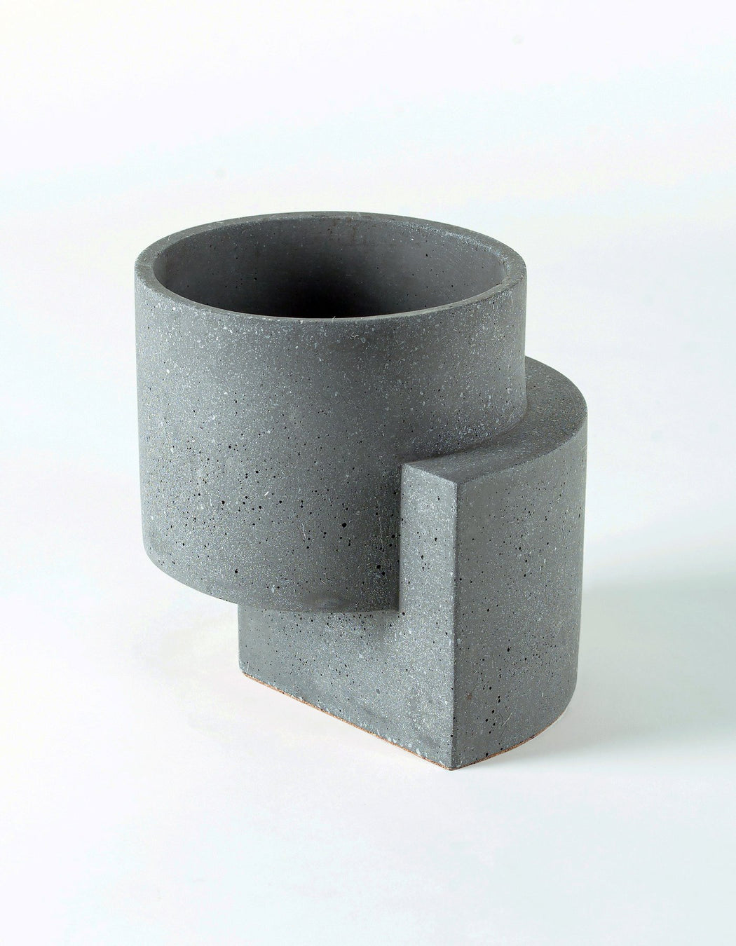 Medium Platform Planter in Graphite