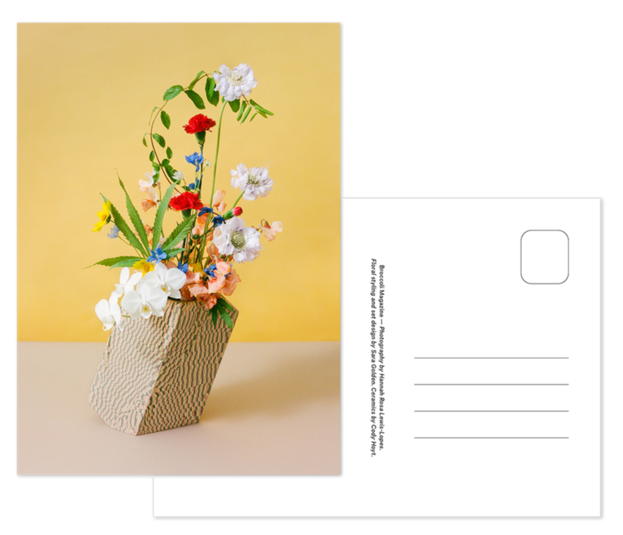 Flower Pot Postcard Print Set
