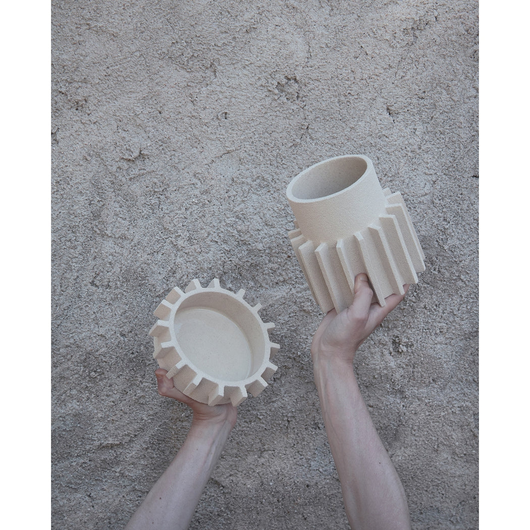 Vase Mille-Pattes in Blanc