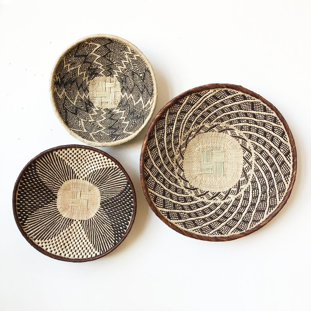Binga Baskets in Brown & Beige