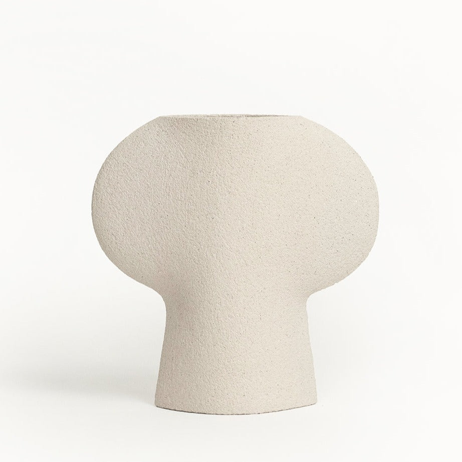 Clover Vase in Blanc