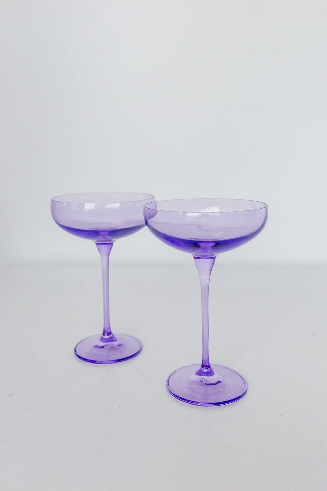 Coupe Glasses in Lavender