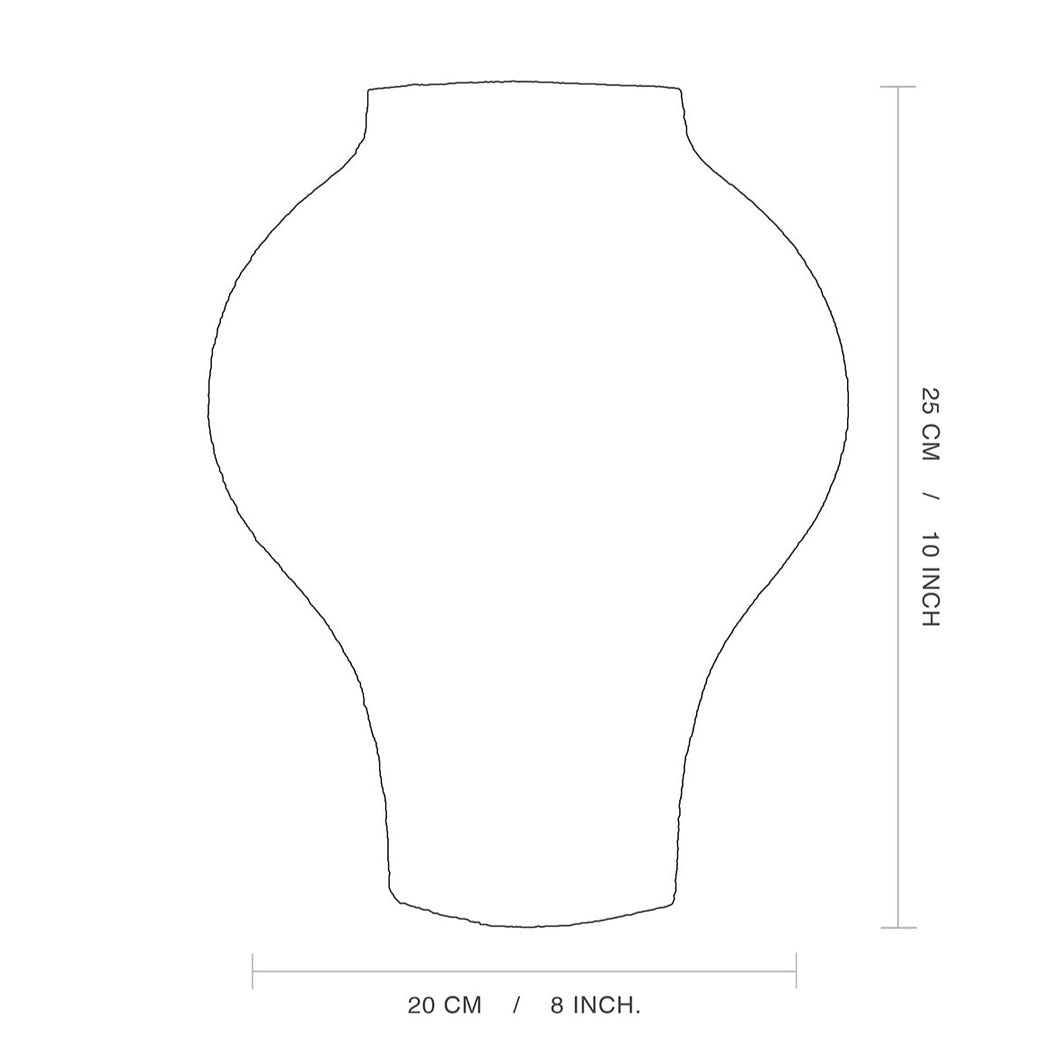 Dal Vase “Black Circles”