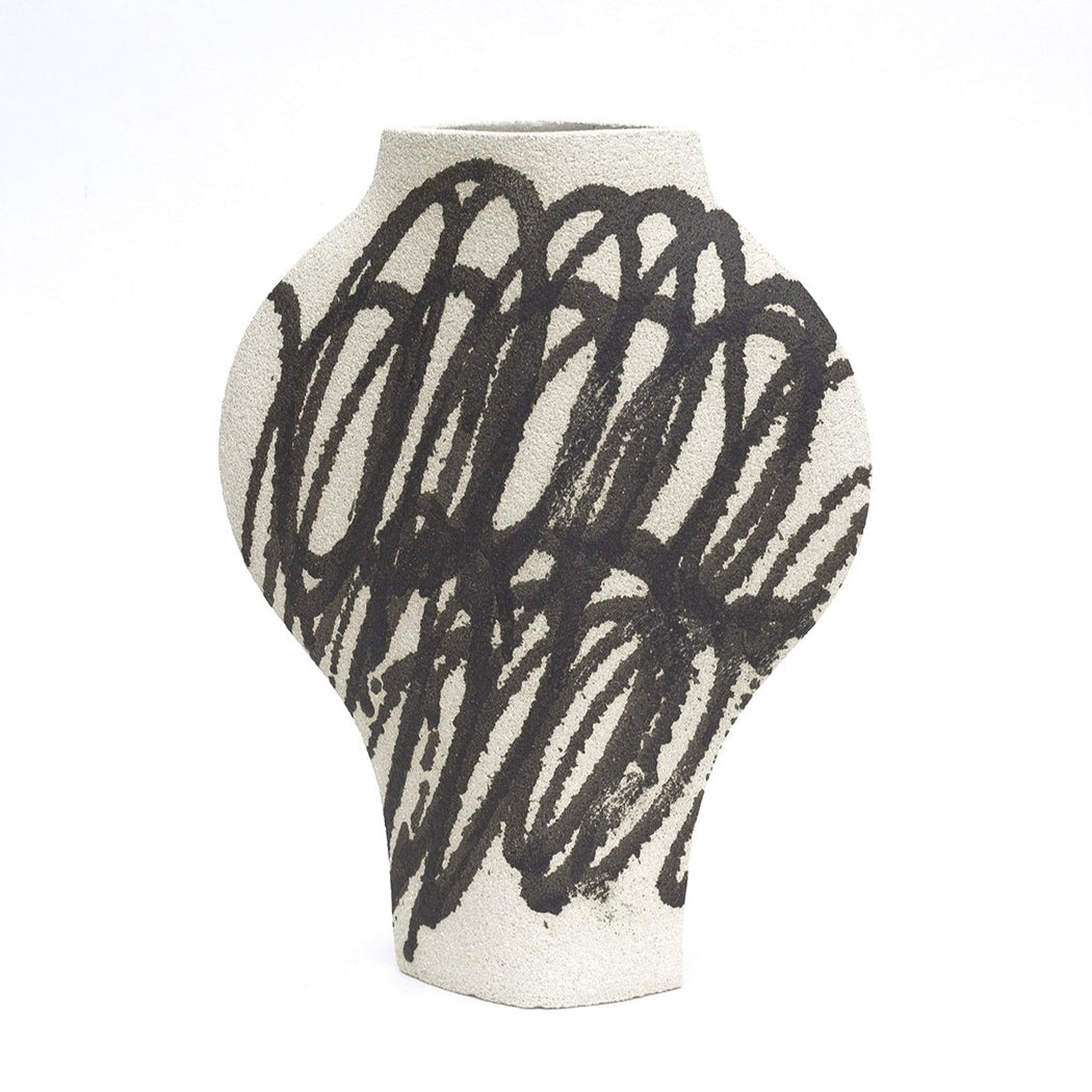 Dal Vase “Black Circles”