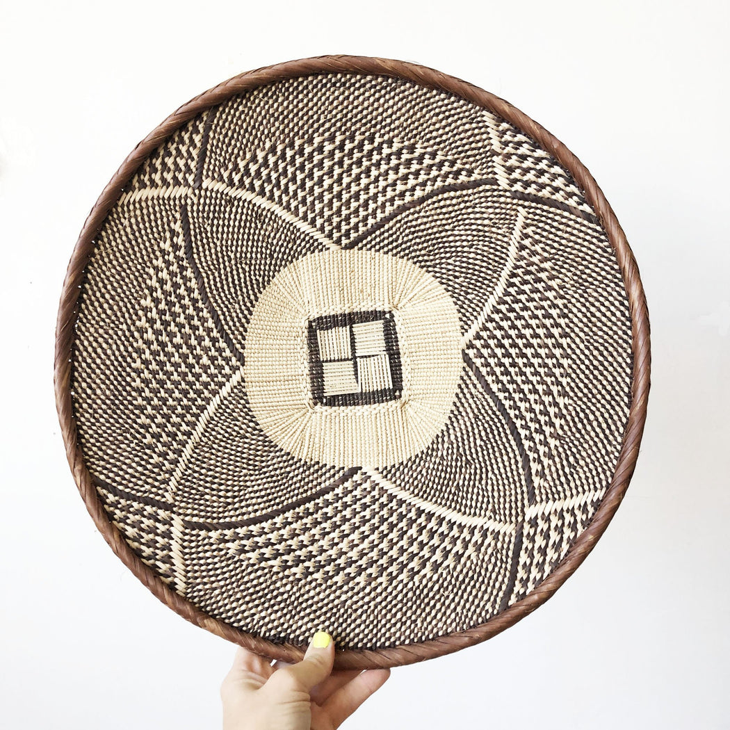 Binga Baskets in Brown & Beige