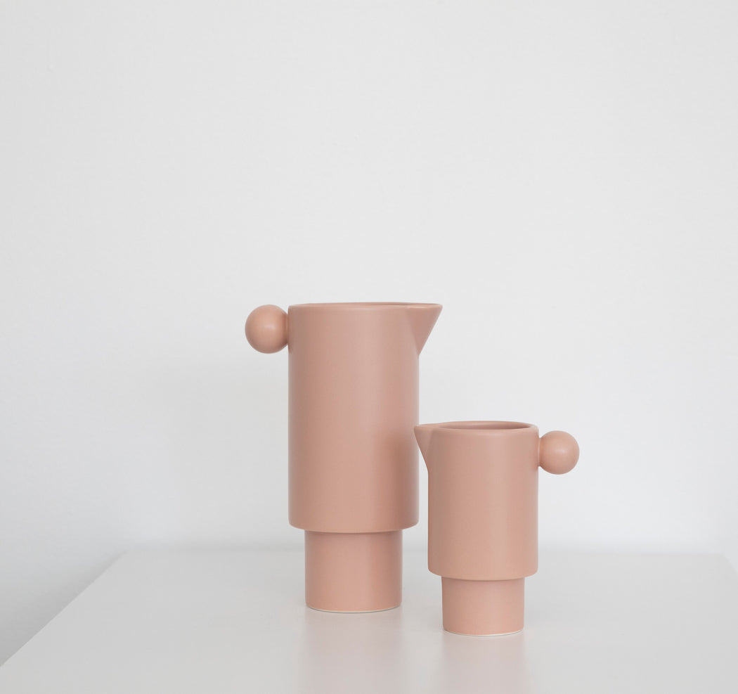 Inka Milk Jug in Rose