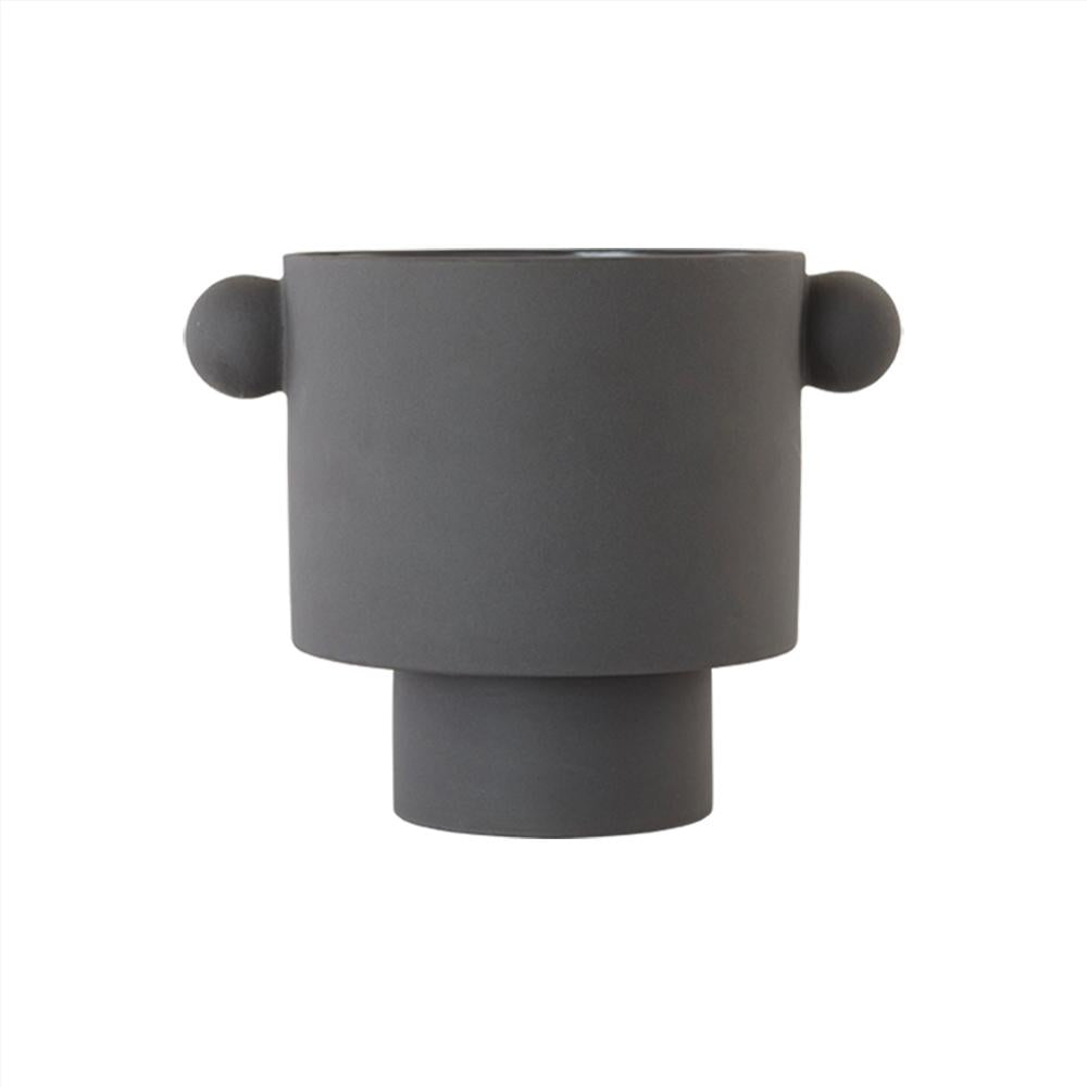 Large Inka Kana Pot in Charcoal