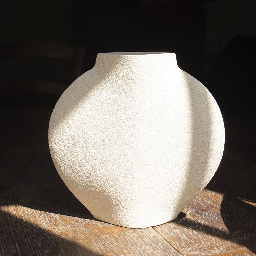 Petite Lune Vase in Blanc