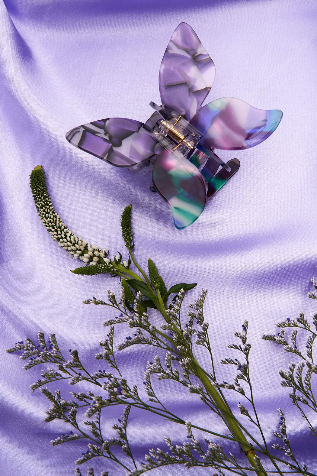 Butterfly Clip in Amethyst