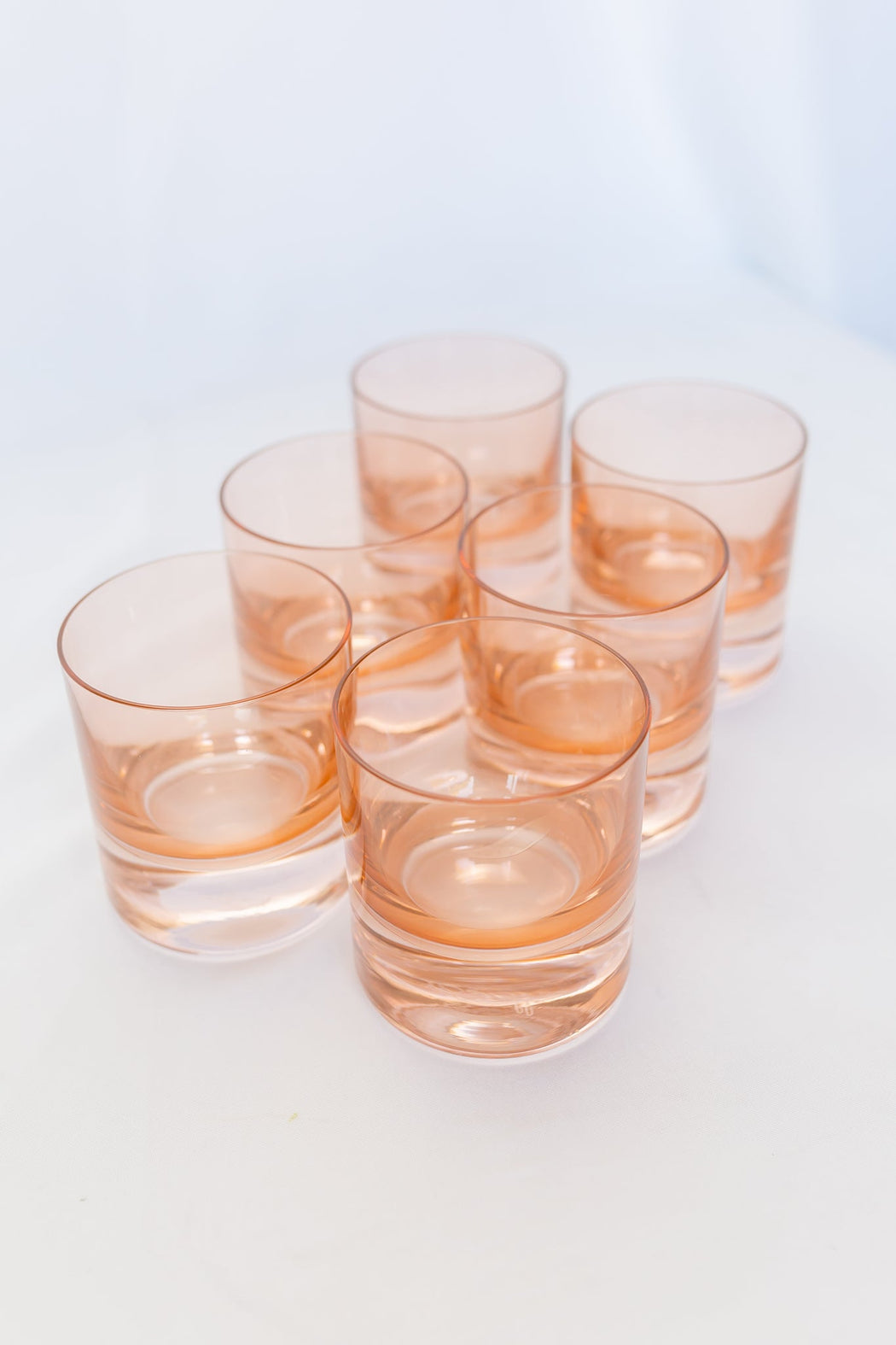 Rocks Glasses in Blush Pink