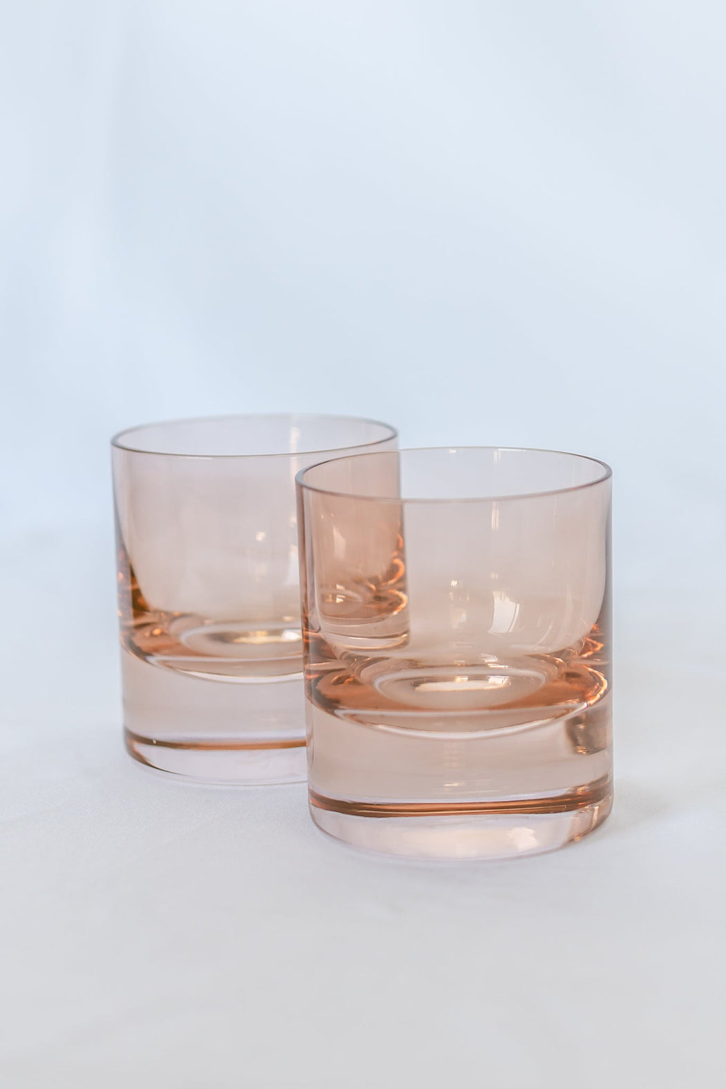 Rocks Glasses in Blush Pink