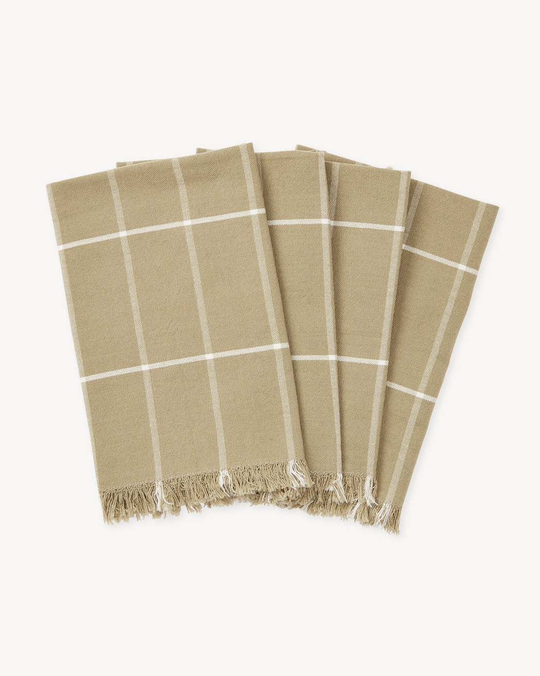 Grid Napkins in Sage
