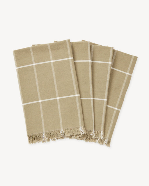 Grid Napkins in Sage