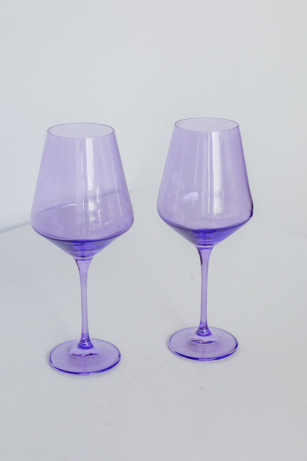 Wine Glasses in Lavender
