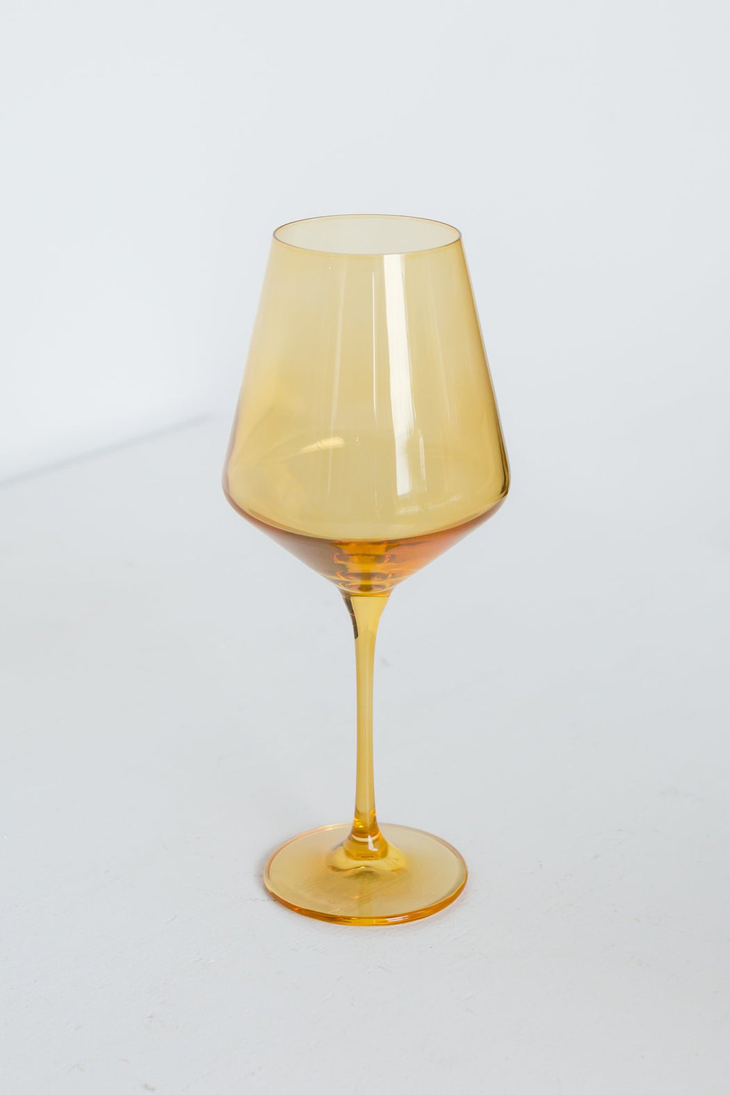 Wine Glasses in Yellow