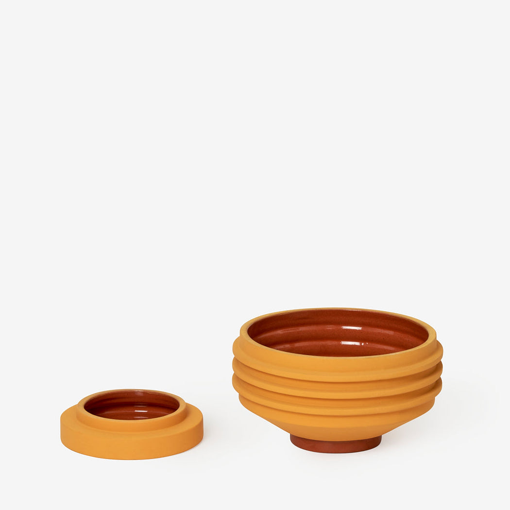 Strata Planter in Yellow