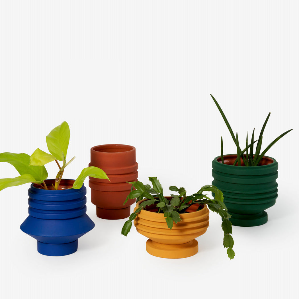 Strata Planter in Yellow