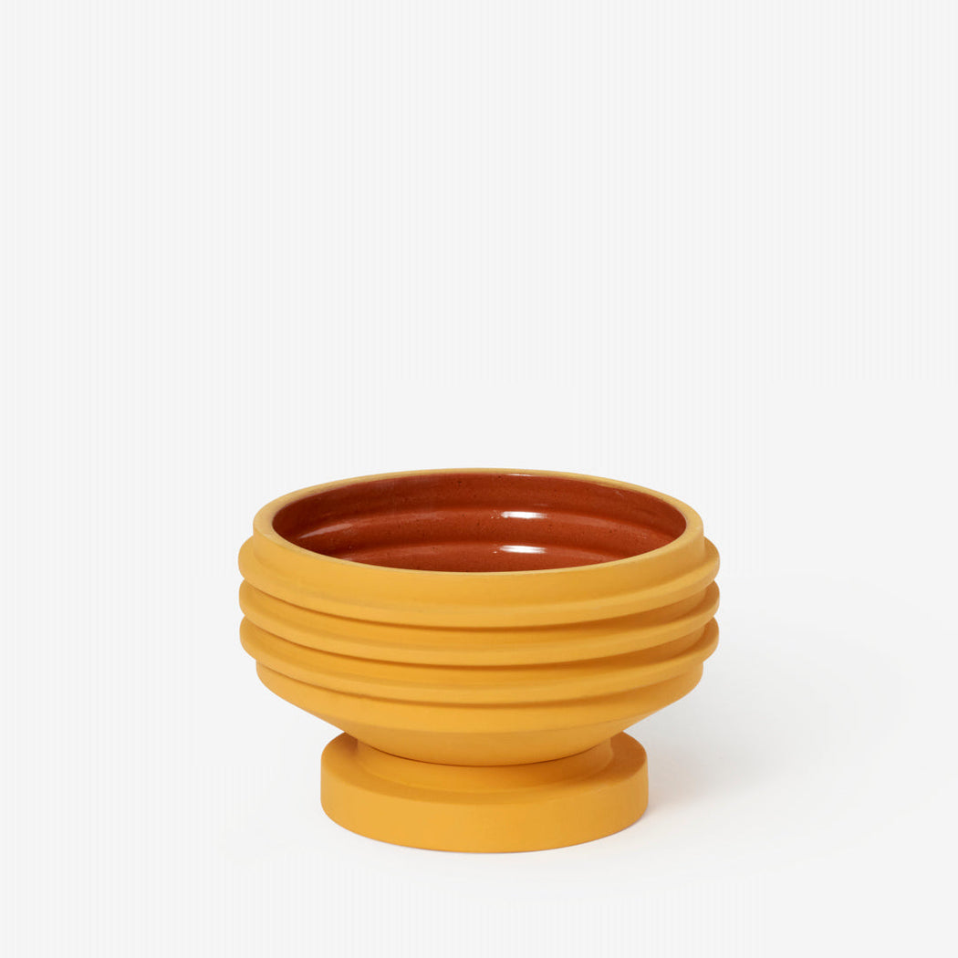 Strata Planter in Yellow