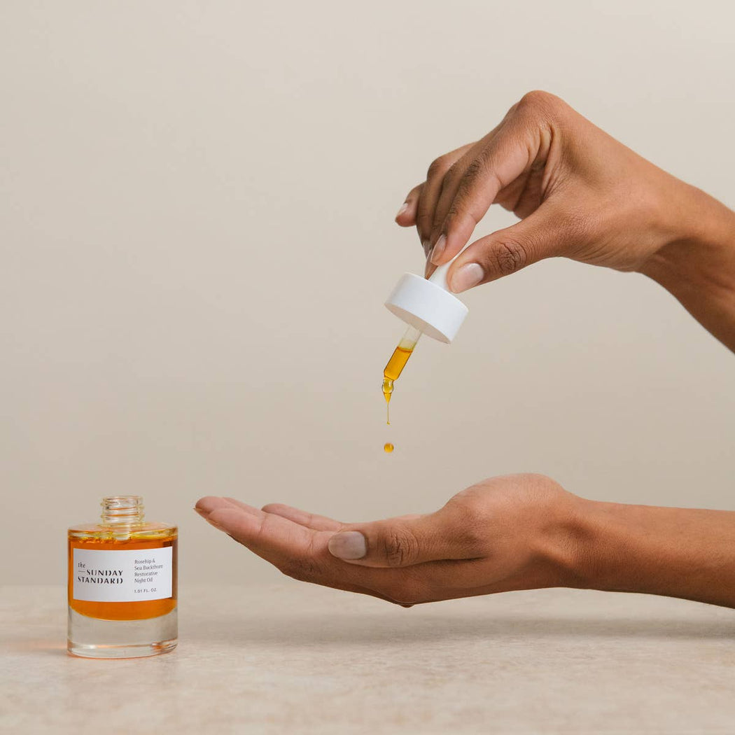 Travel Size Restorative Night Oil with Rosehip & Sea Buckthorn