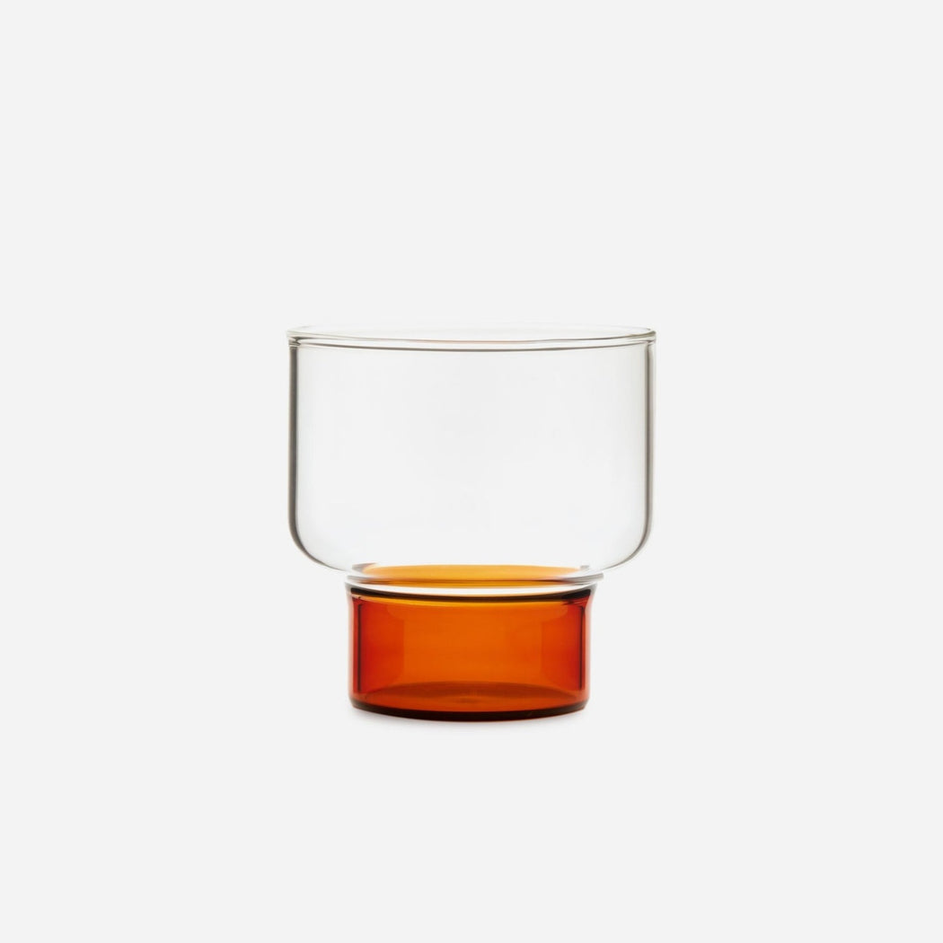 Aita Short Handblown Glass Set - Amber