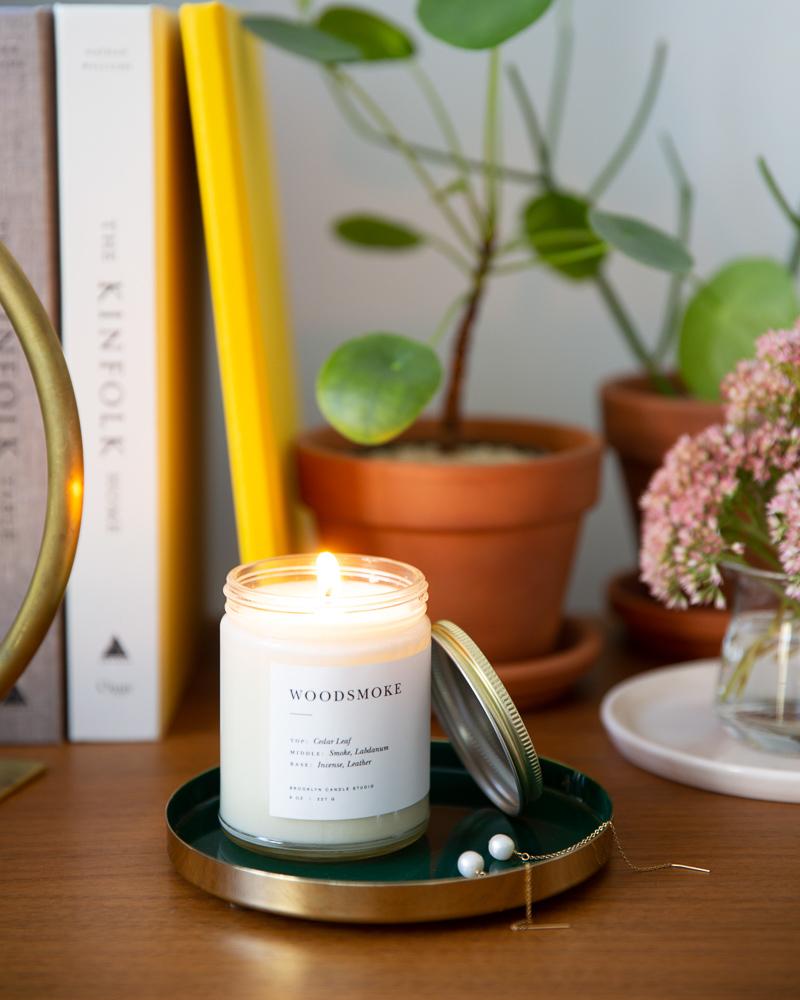 Woodsmoke Minimalist Candle