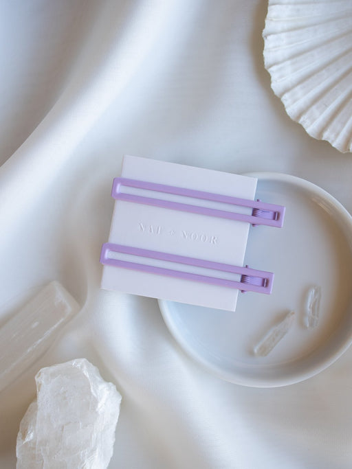 Leia Clips in Lilac