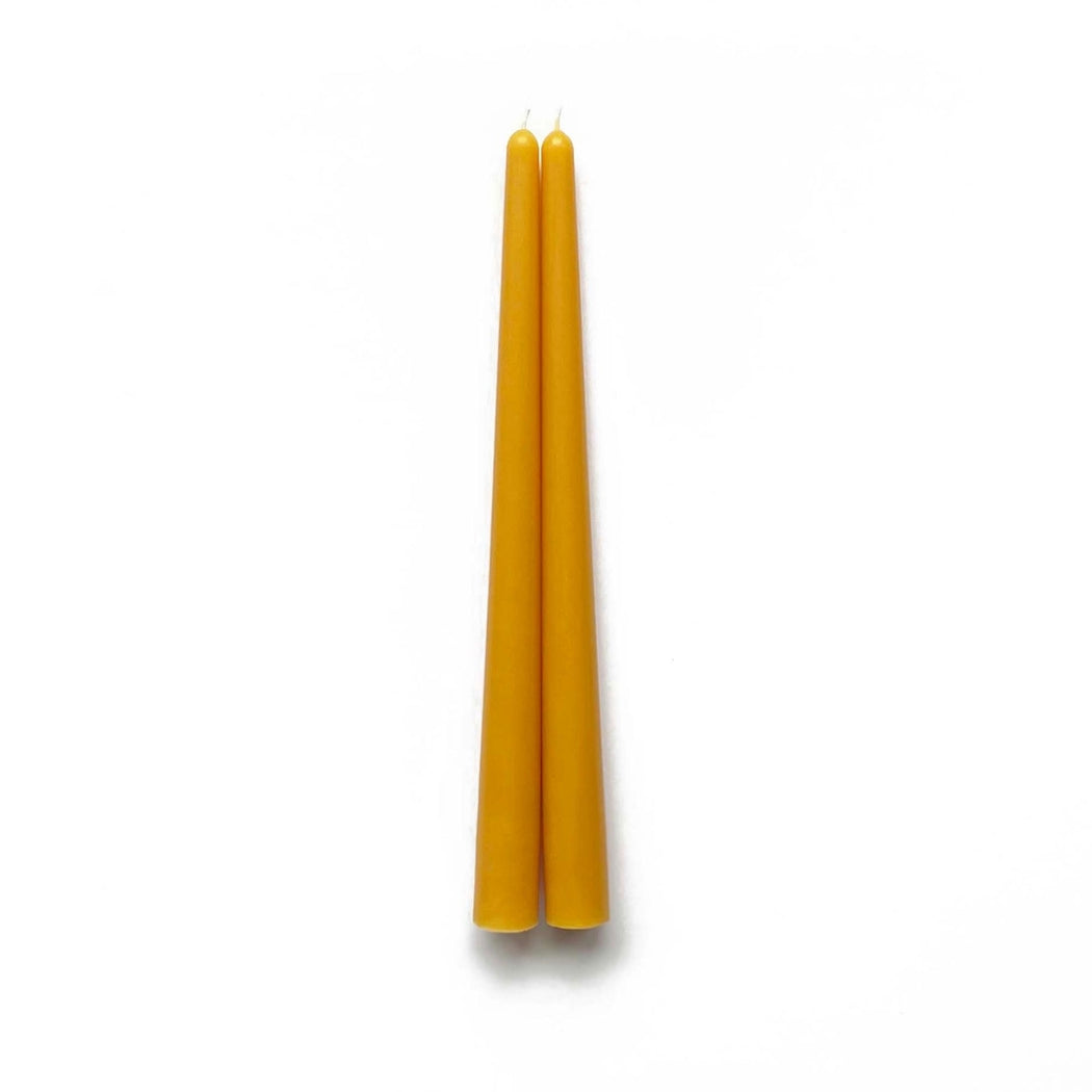 Beeswax Tapers 10"