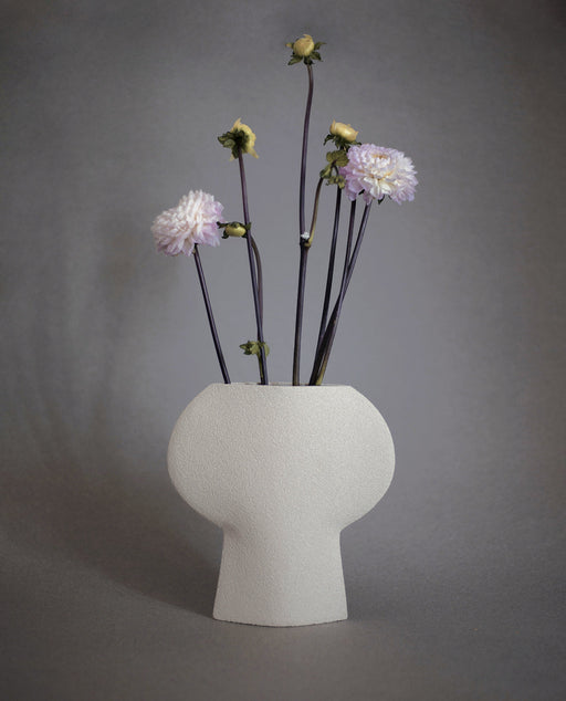 Clover Vase in Blanc