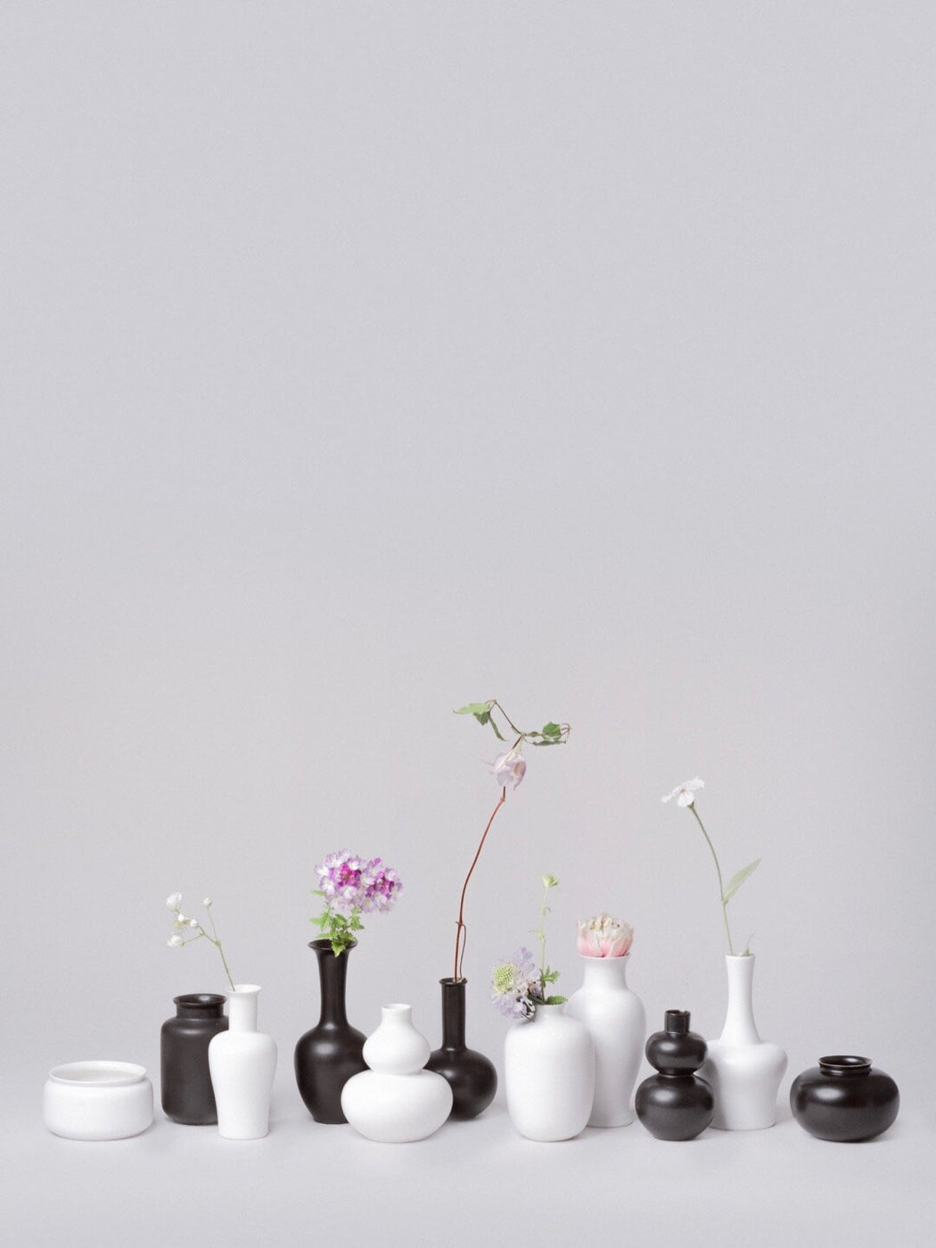 Double Lobed Vase in White