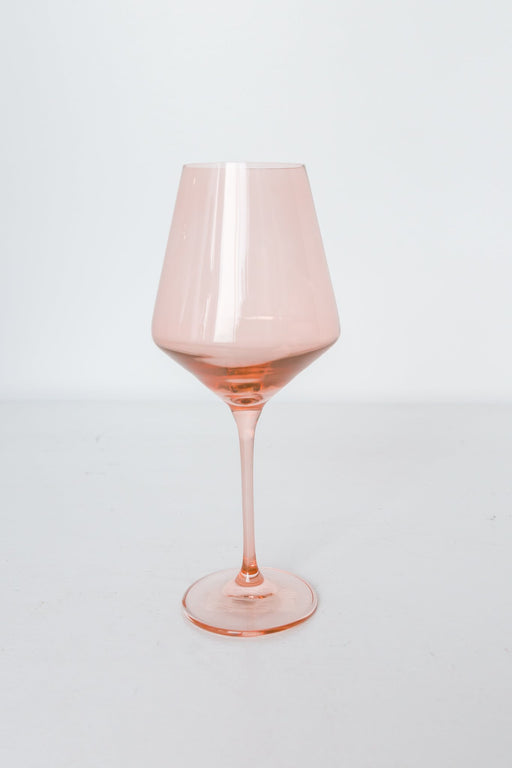 Wine Glasses in Blush Pink
