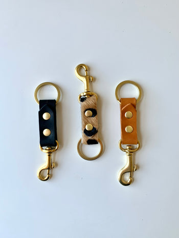 Handcrafted Leather Keychain