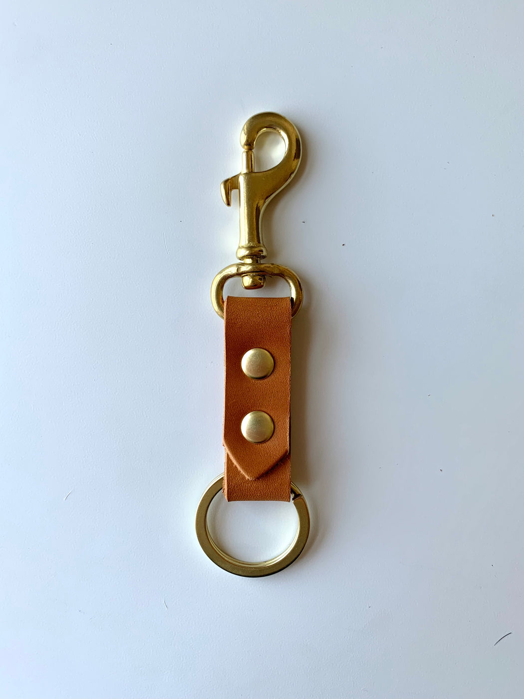 Handcrafted Leather Keychain